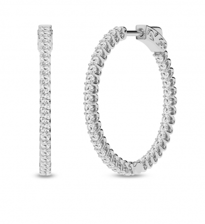 Cercei - Cercei Large Radiant Spark Moissanite