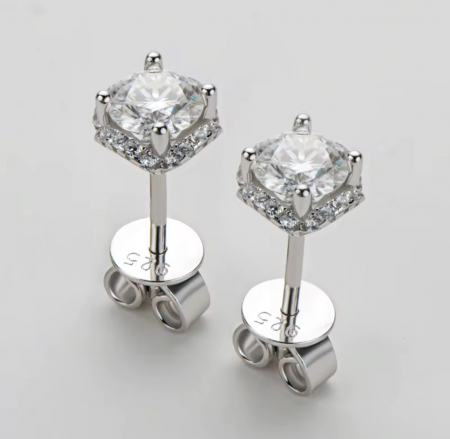 Cercei Moissanite Aura 1 CT [1]