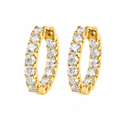 Radiant Spark Moissanite Earrings [1]