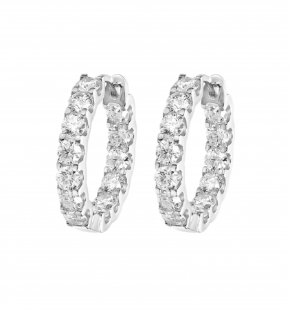 Cercei - Cercei Radiant Spark Moissanite