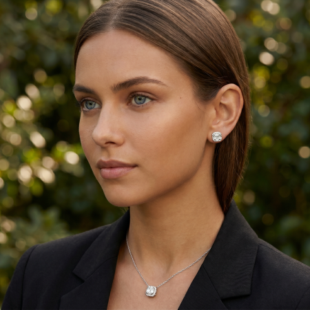 Royal Asscher solitaire earrings [4]