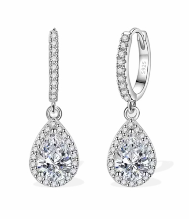 Cercei Royal Pear Moissanite [1]