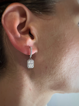 Cercei Royal Radiant Moissanite [3]