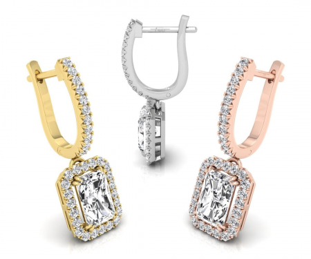 Cercei Royal Radiant Moissanite [2]