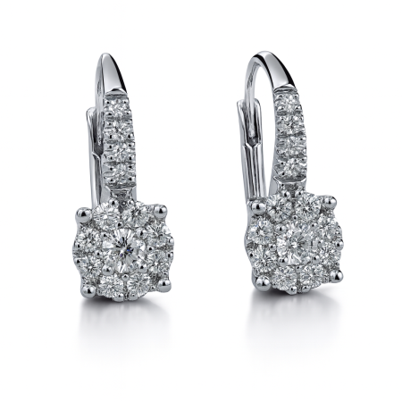 Cercei Celeste Halo Hoops [1]