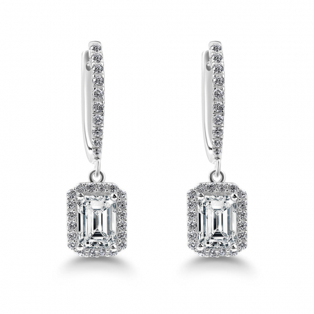Cercei - Cercei Royal Emerald Moissanite