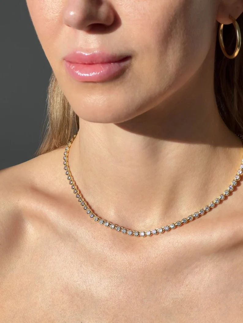 Colier Moissanite Bezel [1]