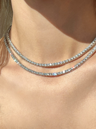Colier Tennis Classic Moissanite [3]