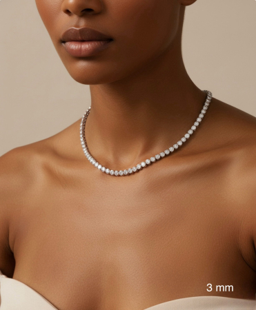 Colier Moissanite Bezel [8]