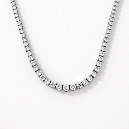 Coliere - Colier Riviera cu Moissanite D VVS – Eleganță și Strălucire