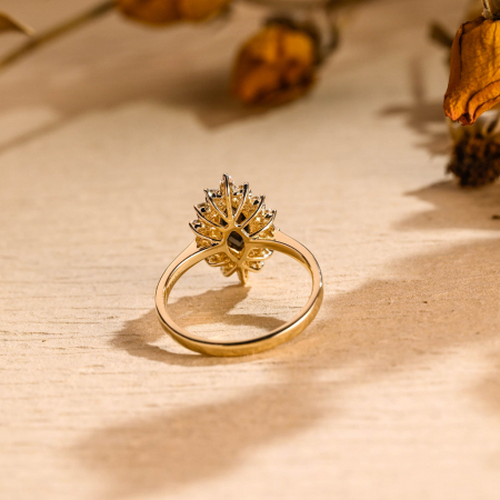 Inel Midnight Marquise Halo [4]