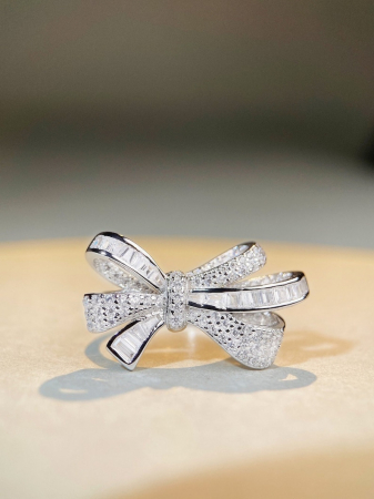 Inel Bow Tie Moissanite [1]