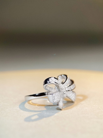 Inel Bow Tie Moissanite [2]
