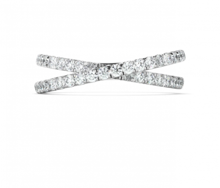 Inel Gold Criss Cross