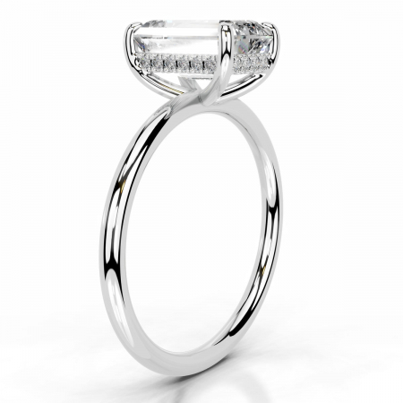 Inel Emerald Elegance Hidden Halo [2]