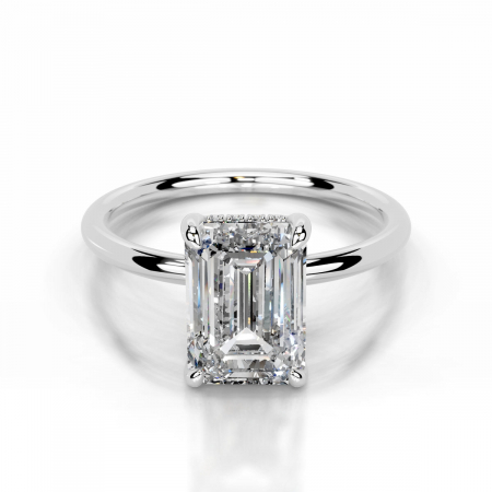 Inel Emerald Elegance Hidden Halo [1]