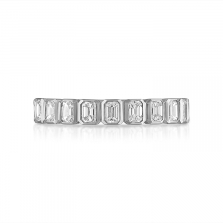 Verighete - Inel Eternity Emerald Bezel