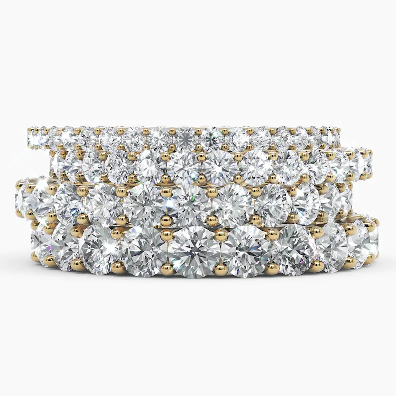 Inel Eternity Tiffany 3 mm Gold [8]