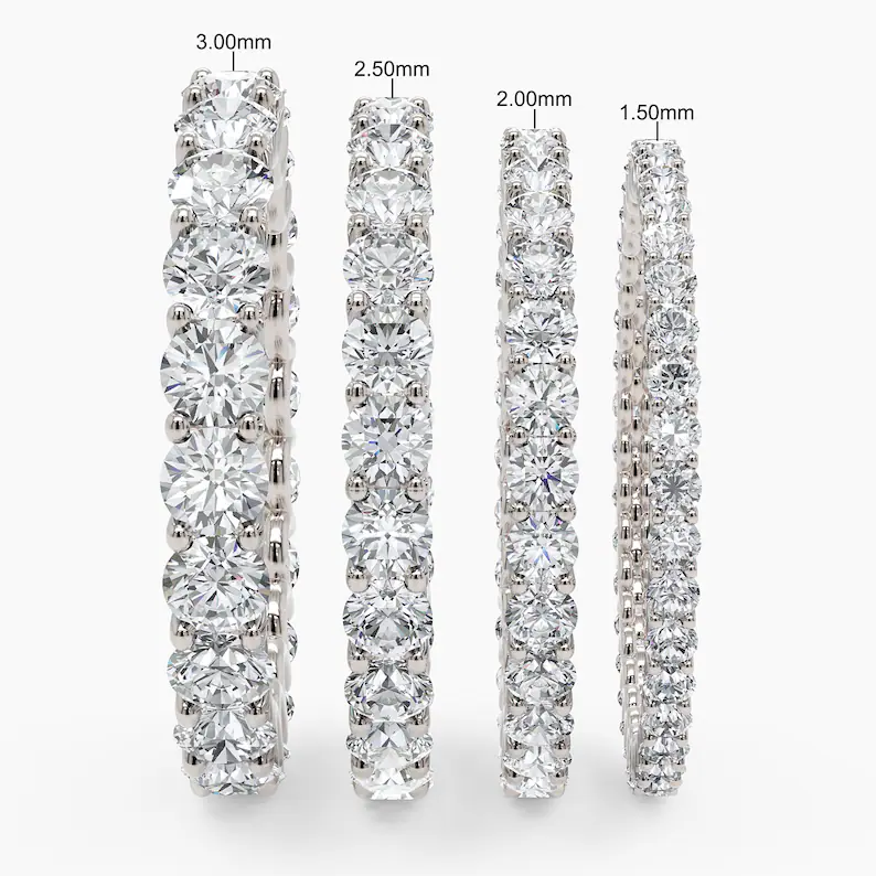 Inel Eternity Tiffany 3 mm Gold [4]