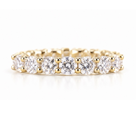 Inel Eternity cu Moissanite 2.6 CT - U-Prong Setting [1]
