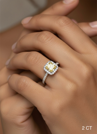 Inel Fancy Princess Diamond [11]