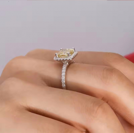 Inel Fancy Princess Diamond [5]