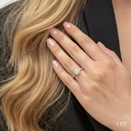 Inel Fancy Princess Moissanite [6]