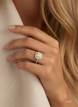 Inel Fancy Princess Moissanite [10]