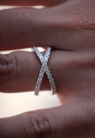Inel Gold Criss Cross [2]