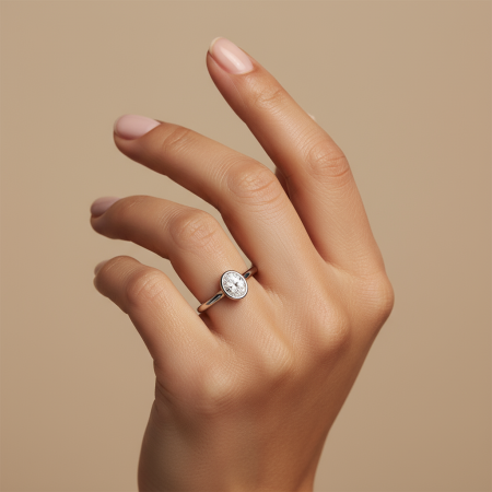 Inel Luna Oval Bezel [13]