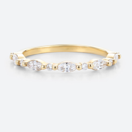 Inel Marquise Glow Band 0,4 CT [4]