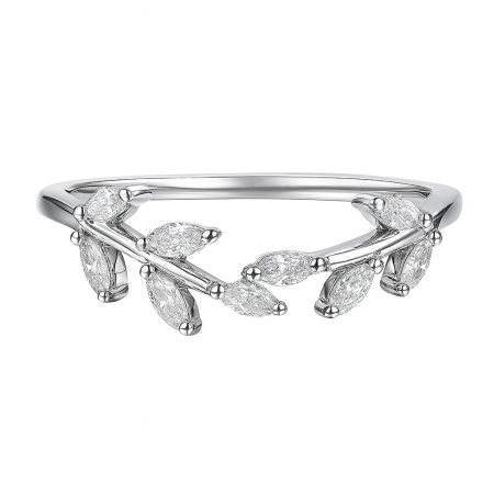 Diamante de laborator - Inel Marquise Leaves