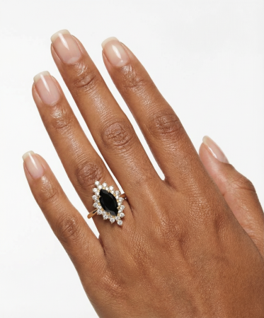 Inel Midnight Marquise Halo 1,5 CT [5]