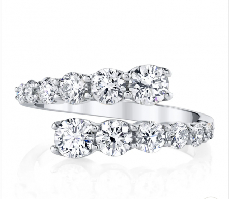 Inele - Inel Moissanite Twist