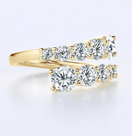 Inel Moissanite Twist [3]
