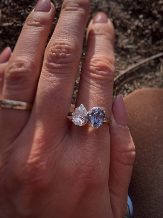 Inel Napoleon & Josephine Toi et Moi 2,5 CT [9]