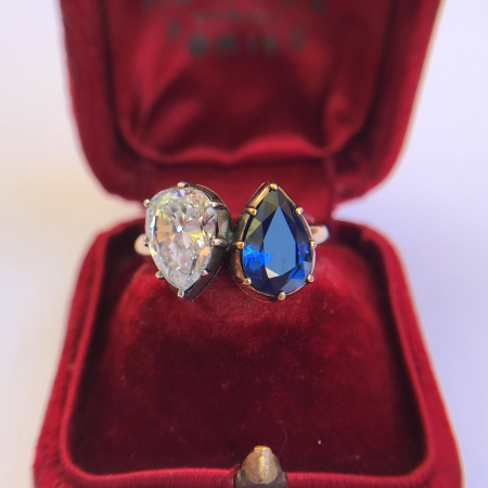 Inel Napoleon & Josephine Toi et Moi 2,5 CT [4]
