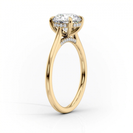 Inel Oval Brilliance Hidden Halo [1]