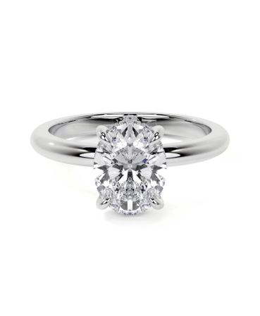 Inele - Inel Oval Brilliance Hidden Halo