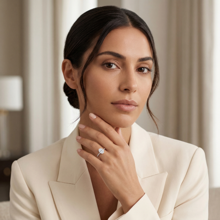 1 carat oval lab grown diamond engagement ring with hidden halo [6]