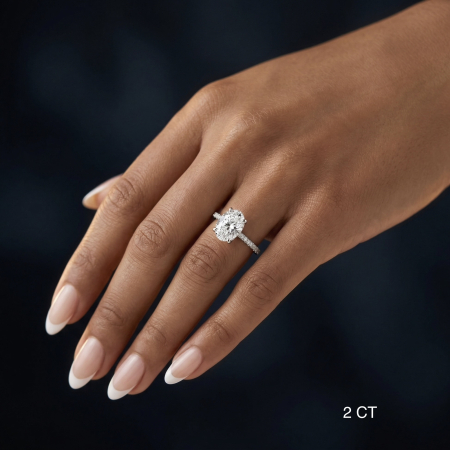 1 carat oval lab grown diamond engagement ring with hidden halo [5]