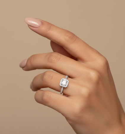Inel Royal Asscher 1,5 CT [6]