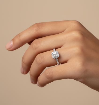 Inel Royal Asscher 1,5 CT [4]