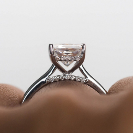 Inel Princess Hidden Halo 2,2 CT [6]