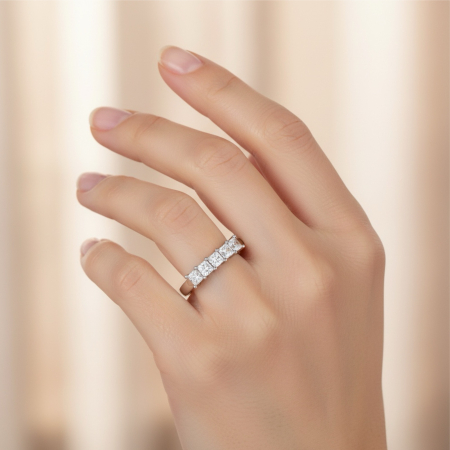 Inel Semieternity Princess 1,25 CT [8]
