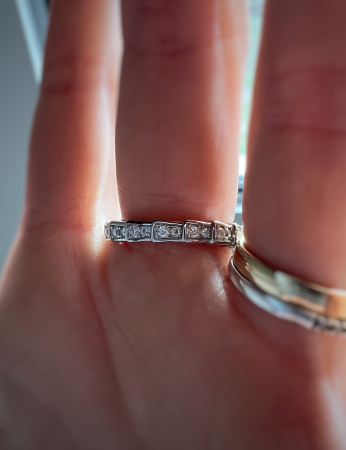 Inel Snake Moissanite model Bulgari [6]