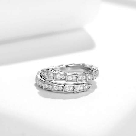 Inel Snake Moissanite model Bulgari [2]