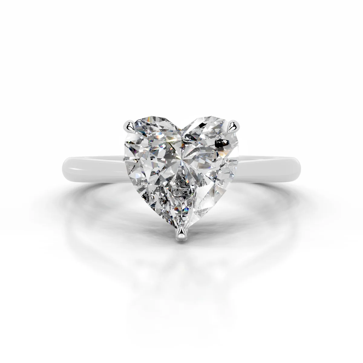 Inel Solitaire Heart Hidden Halo 1,3 CT