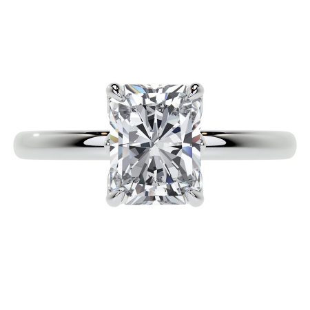Radiant - Inel Solitaire Radiant Hidden Halo