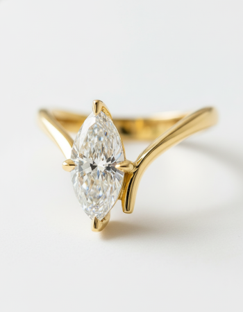 Inel The Marquise Ego Lab-Grown Diamond [2]